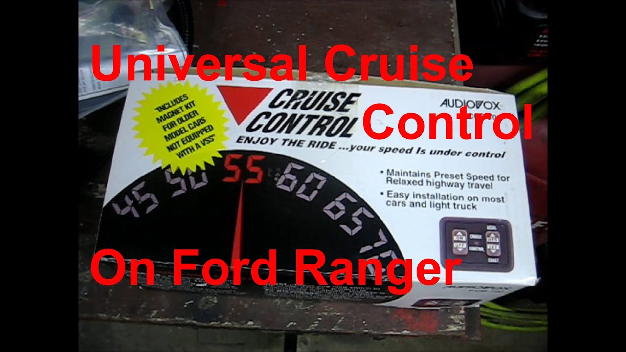 Installing Audiovox CCS-100 Cruise Control Kit on my 1993 Ford Ranger 2.3