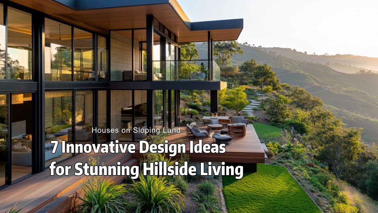 Houses on Sloping Land: 7 Innovative Design Ideas for Stunning Hillside Living