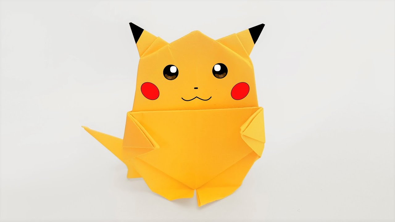 Comment faire PIKACHU en ORIGAMI