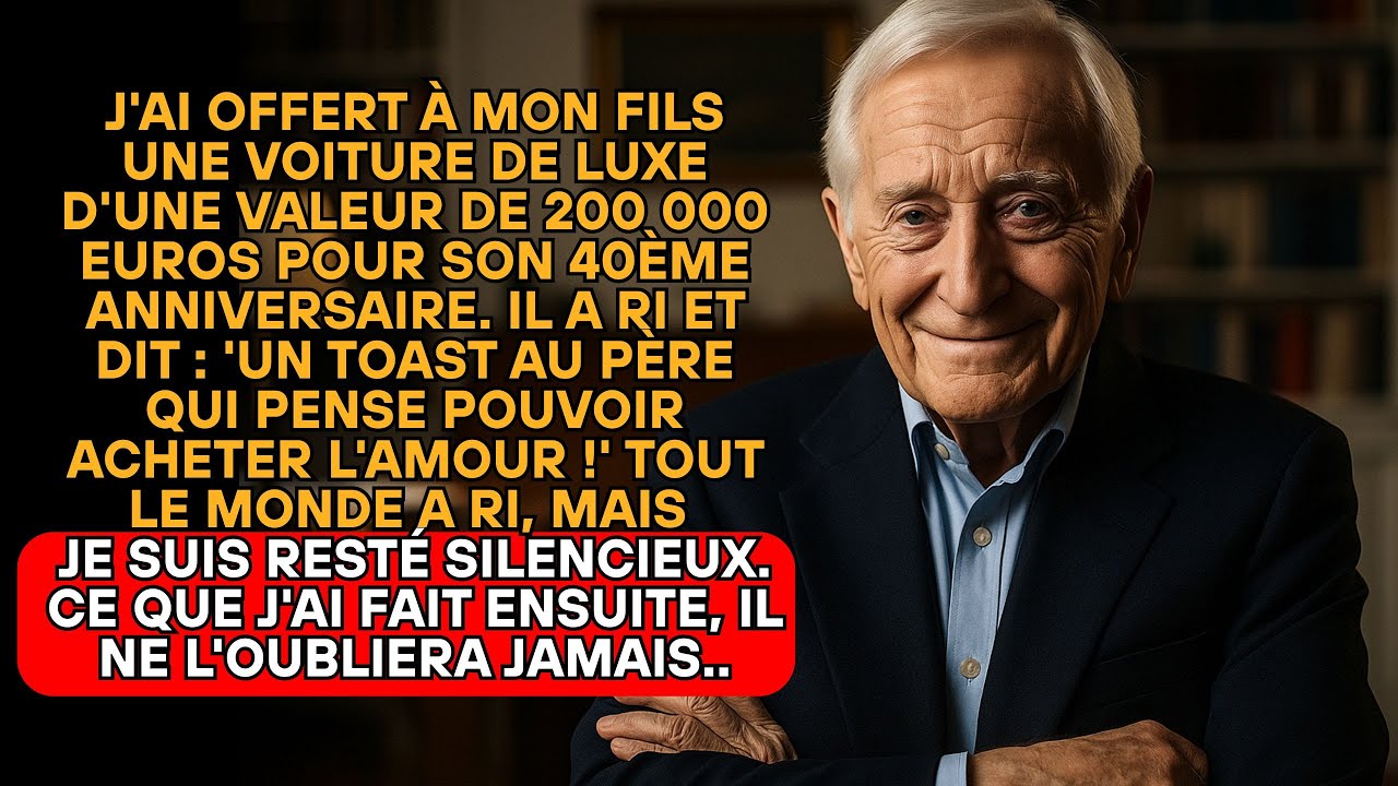 J'AI DONNÉ UNE VOITURE DE 200 MILLE EUROS À MON FILS, ET IL M'A FAIT HONTE
