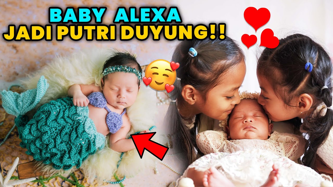 UBAH BABY ALEXA JADI LITTLE MERMAID PUTRI DUYUNG!! WOW LUCU BANGET!!