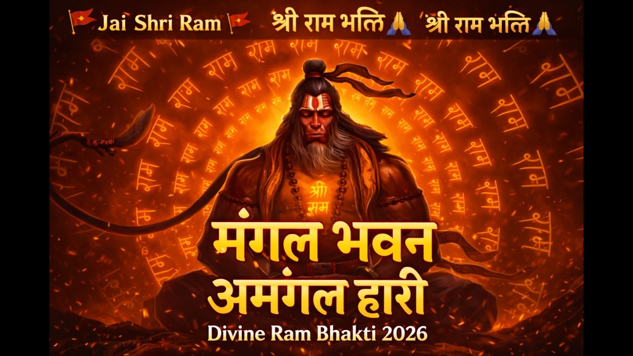 Mangal Bhavan Amangal Hari | Ram Siya Ram Bhajan | Most Peaceful Ram Bhakti Song 🙏 #bhaktisong #ram