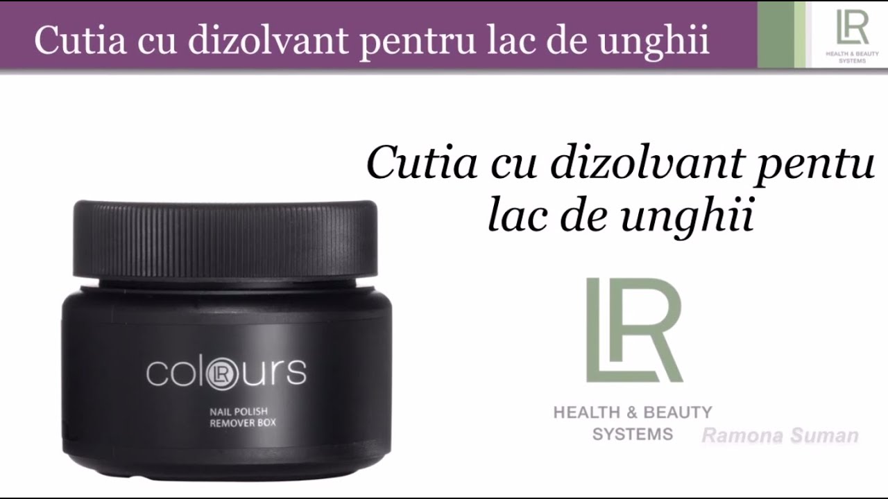 Cutia cu dizolvant pentru unghii By LR Health & Beauty Systems