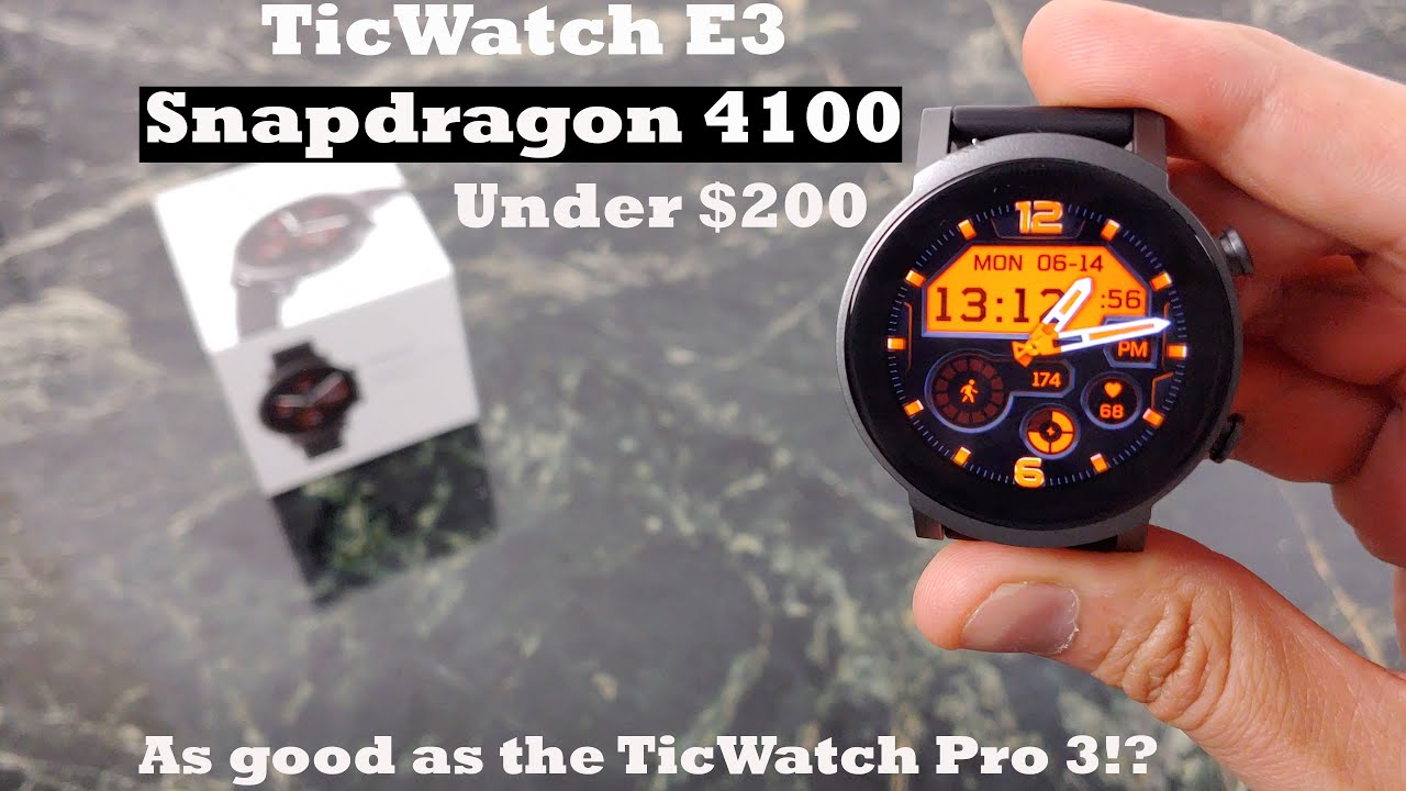 TicWatch E3 Review : A budget Price with high-end specs