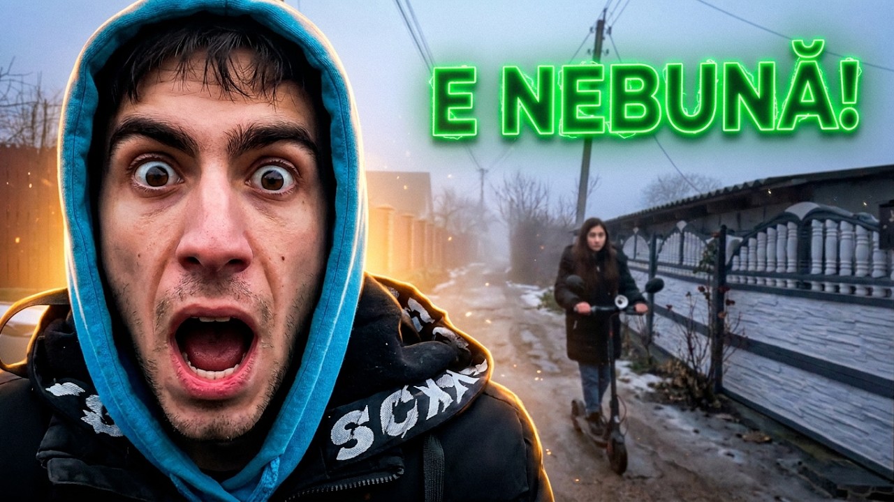 Aceasta Fata fura Trotinete de la Copii!