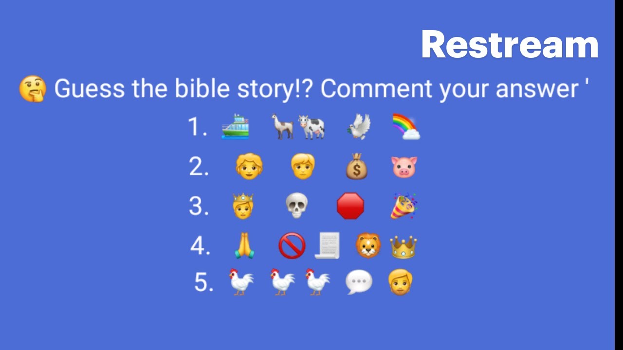 Guess the bible story 😊, || Comment your answer.