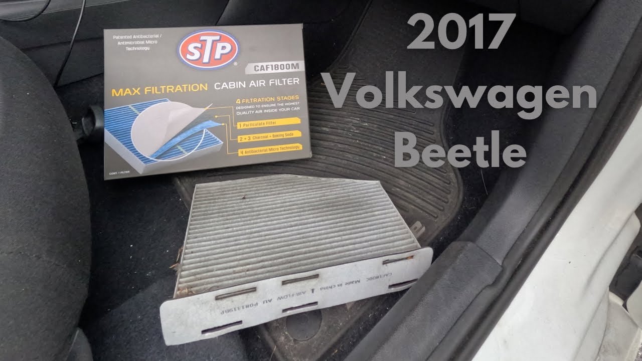 Замена салонного фильтра Volkswagen Beetle 2012-2019