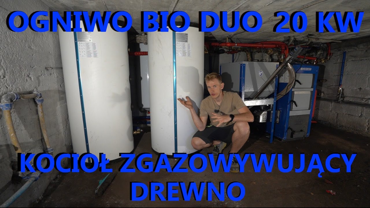 PIEC NA DREWNO I PELLET ROZWIĄZANIE NA KAŻDE WARUNKI DZIĘKI DOTACJI 100%  OGNIWO BIO DUO 20KW