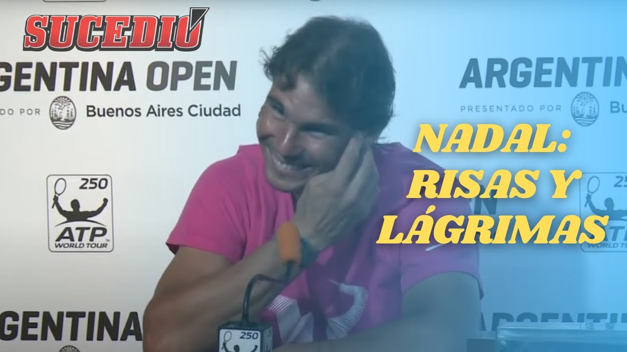 Rafael Nadal llora de la risa por un traductor improvisado en el Argentina Open