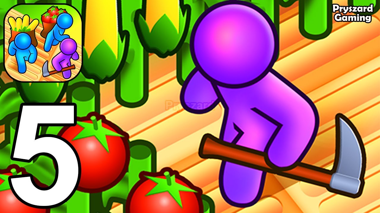 Farm Land - Gameplay Walkthrough Part 5 Stickman Farm Land Farming New Update (iOS,Android Gameplay)