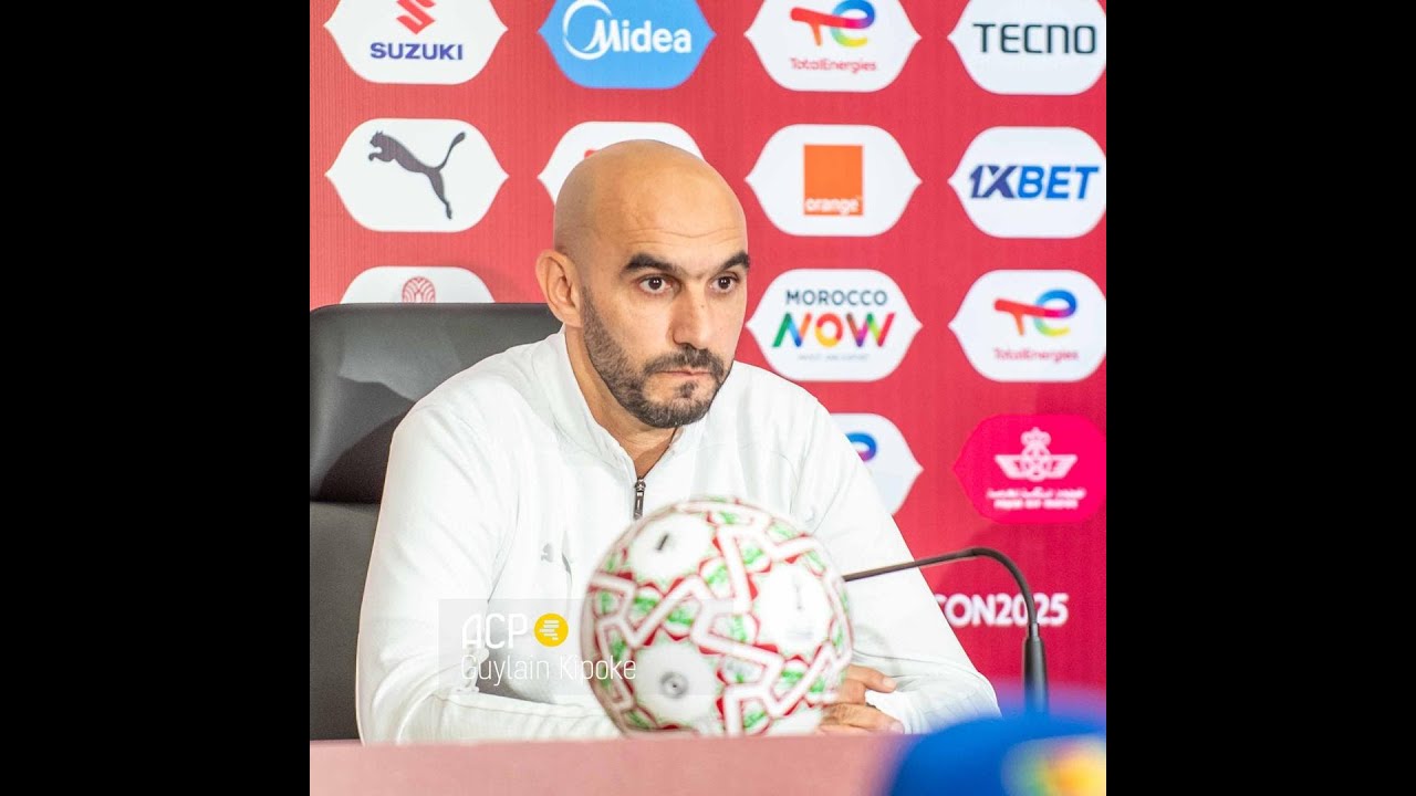 Conférence de presse d’avant match du Maroc