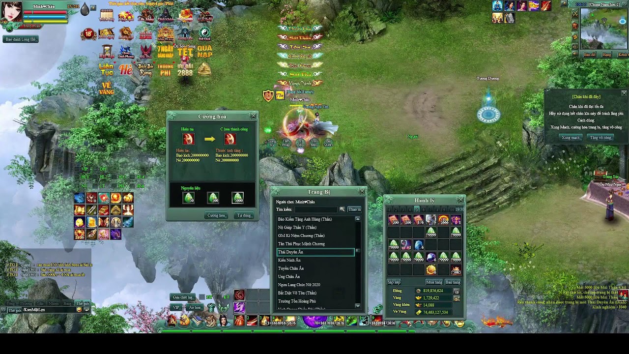 Du Long Đao Sever 1305 Võ Lâm Chi Mộng