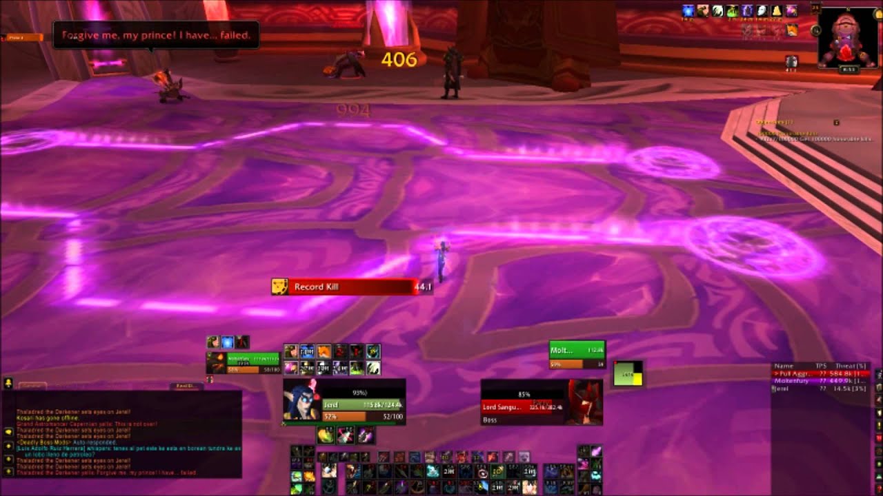 Hunter solo Kael'Thas Tempest Keep Game Sounds