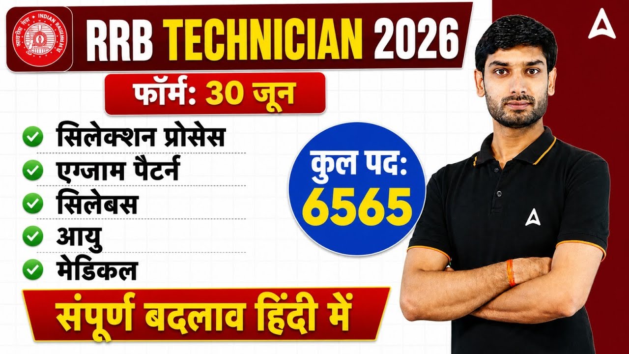 RRB Technician New Vacancy 2026 | Technician Vacancy 2026 | RRB Technician Syllabus & Salary