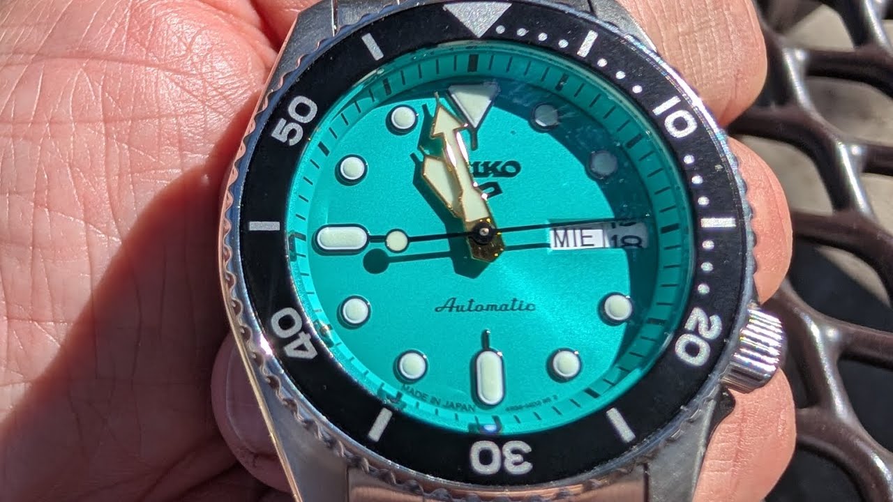 It's all about that dial! The Seiko 5, SRPK33. 