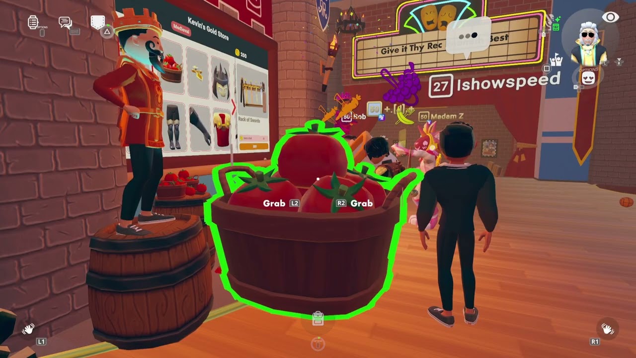 Rec Room mod, admin abusing Event Grinder