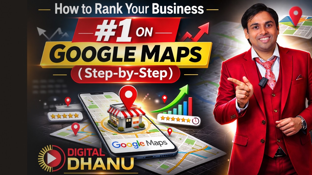 How to Rank Your Business #1 on Google Maps ( Step-by-Step) | Digital Dhanu