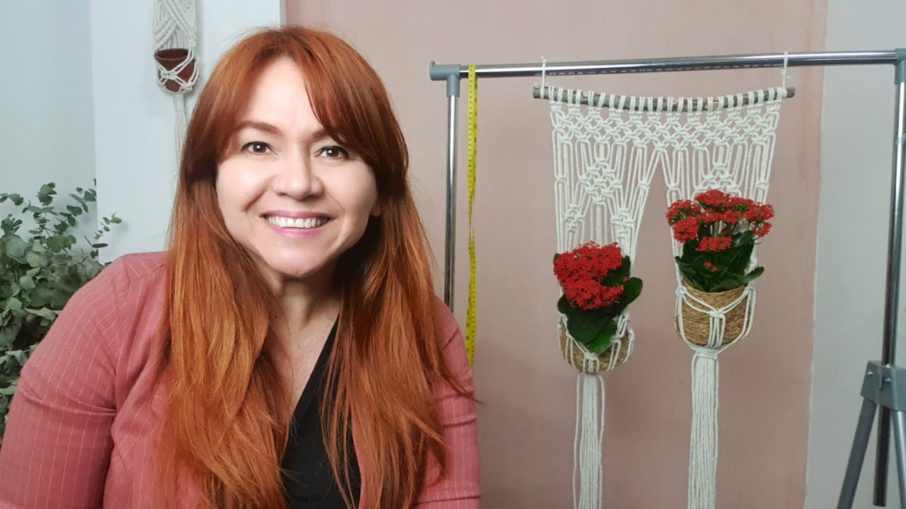 Tutorial macetero de macramé