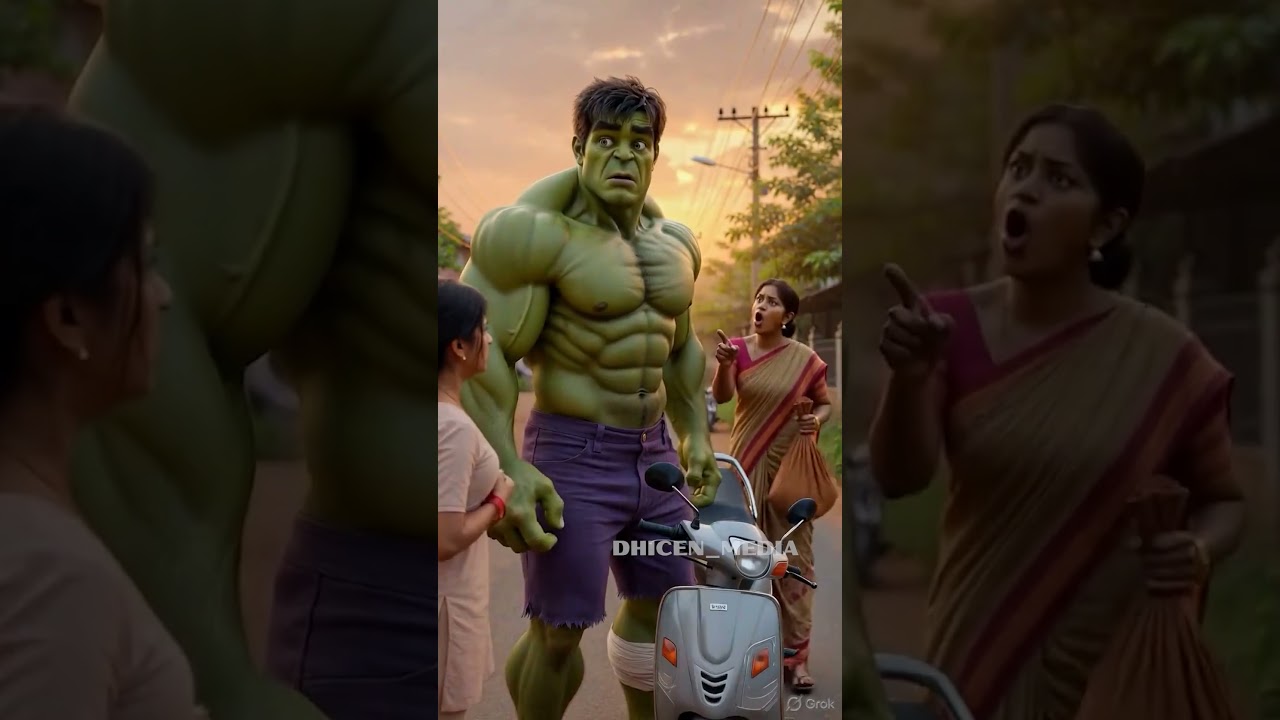 உதவி செஞ்சது குத்தமா ?? Hulk ! #hulk  #dhicenmedia  #tamilai  #aivideostamil  #aishorts #hulkai