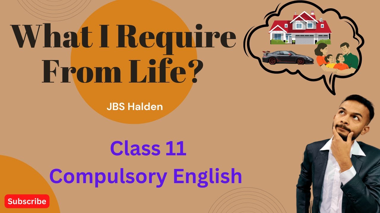 What I Require from Life? Summary in Nepali | Class 11 Compulsory English | NEB