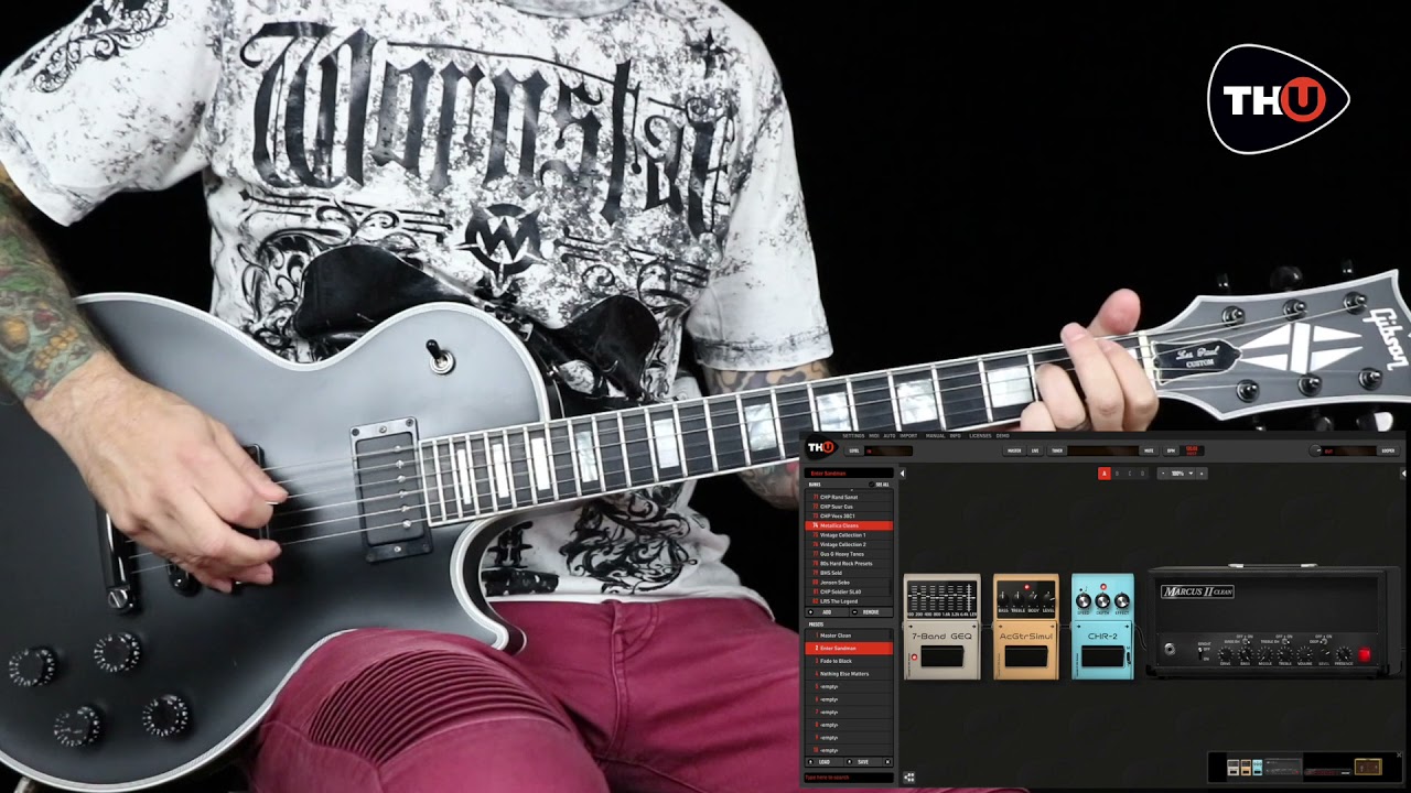 TH-U FREE Patches - Metallica Clean Tones