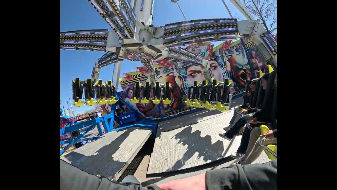 G Force on ride POV 4K. Houston Rodeo 2025