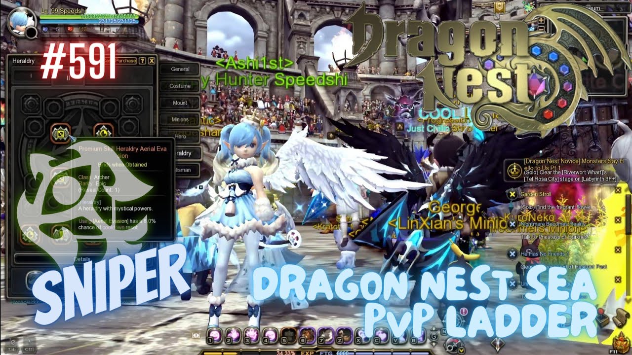 #591 Sniper With Skill Build Preview ~ Dragon Nest SEA PVP Ladder