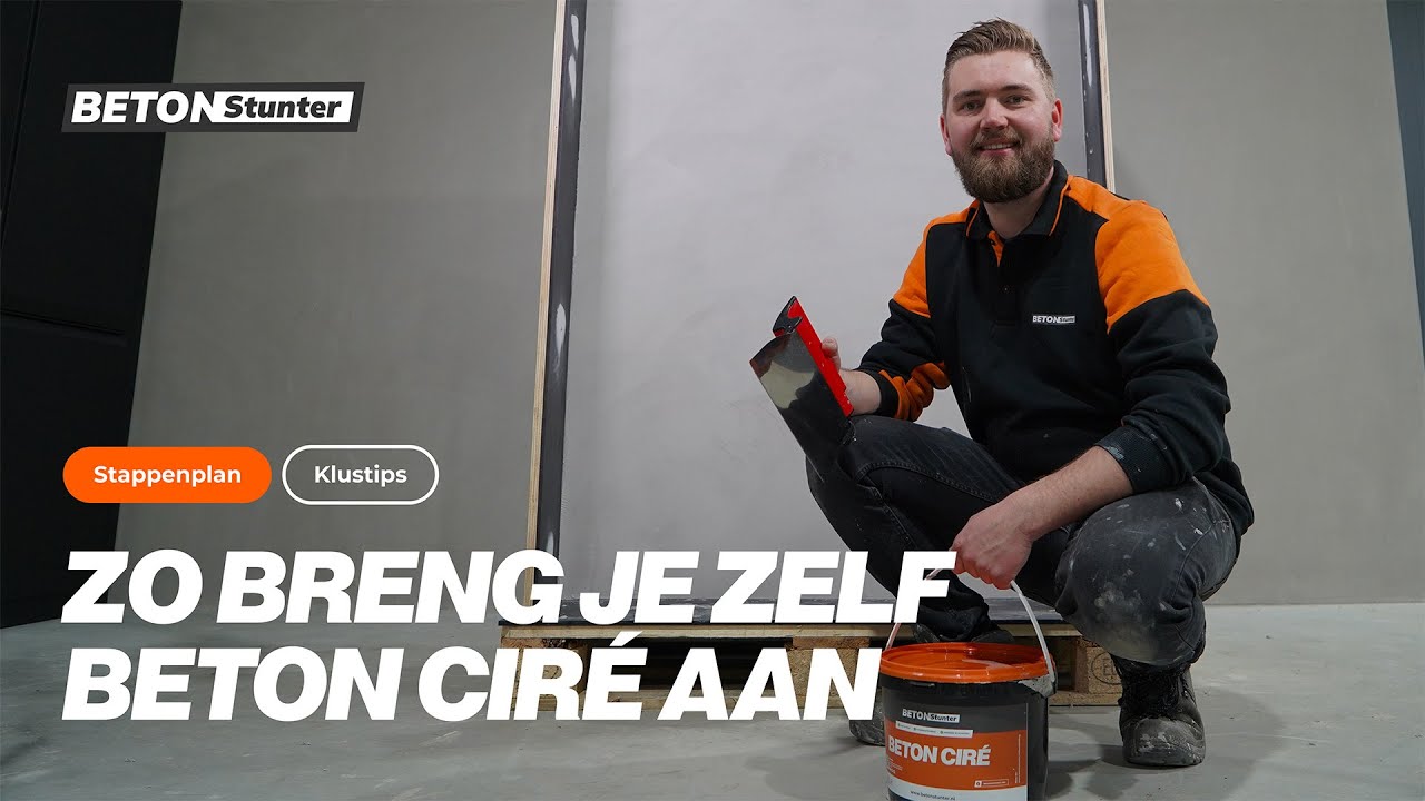 Beton Cire Aanbrengen | Stappenplan | DIY | Betonstunter