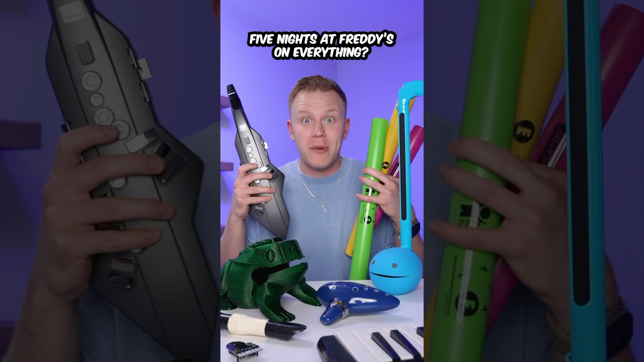 Playing FNAF on EVERY Instrument!