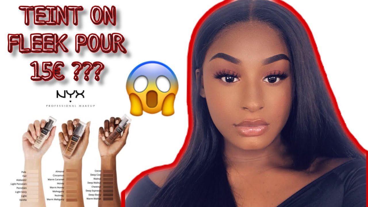 MEILLEUR FOND DE TEINT POUR PEAU GRASSE ?? | CRASH TEST NYX ft NADULA HAIR | OR LIA