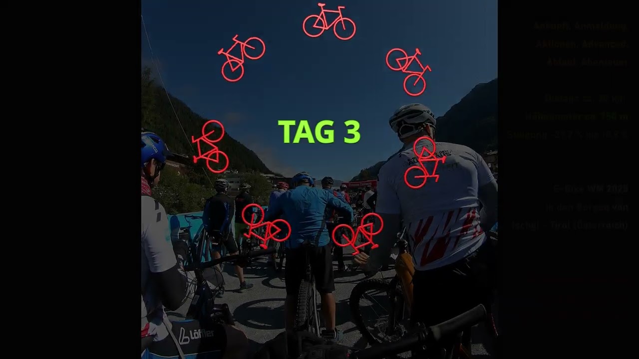 E-Bke WM in Ischgl - Ankunft + Anmeldung + Aktionen + Advanced + Ablauf + Adrenalin + Abenteuer 2025