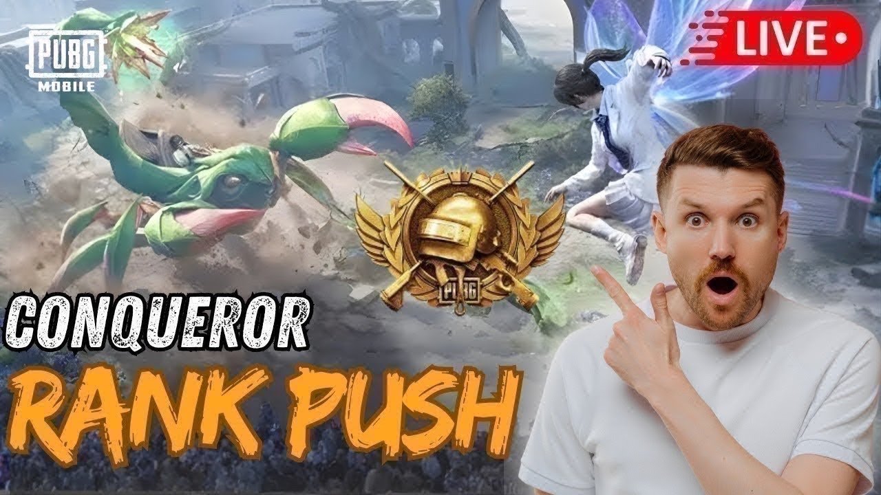PUBGM CONQUEROR PUSH  |  PUBG MOBILE LIVE 🔴 #pubgmobile #bgmi