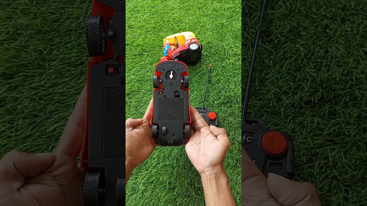 Unboxing and Testing Toys RC McQueen and bajaj Tuk Tuk Tuk  No Talking With Natural Water Sound