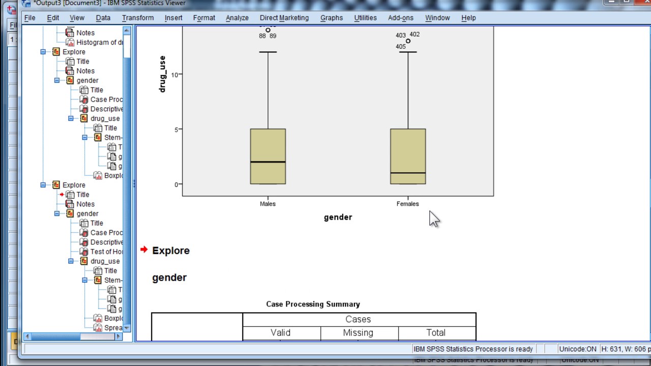 Mann-Whitney - Assumptions - SPSS