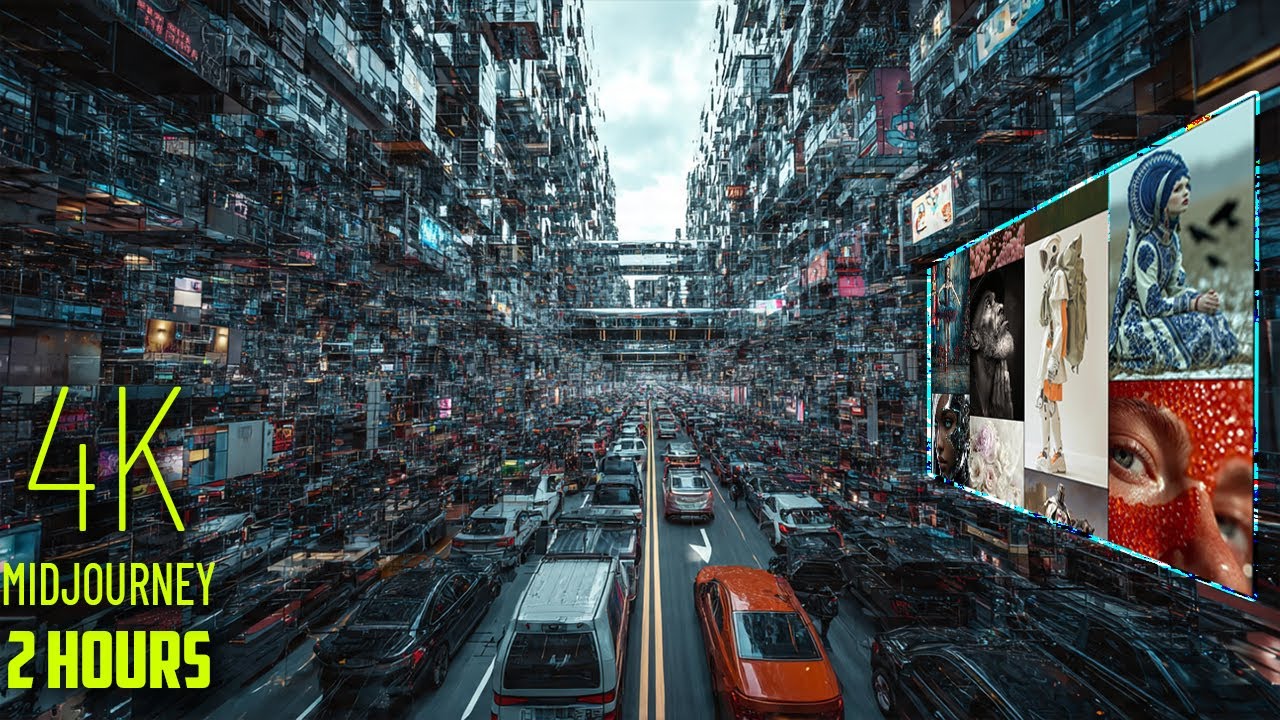 Midjourney(4K 60FPS): 2 hours video #13 Background Screensaver Wallpaper #IGORITHM #4K #Screensaver