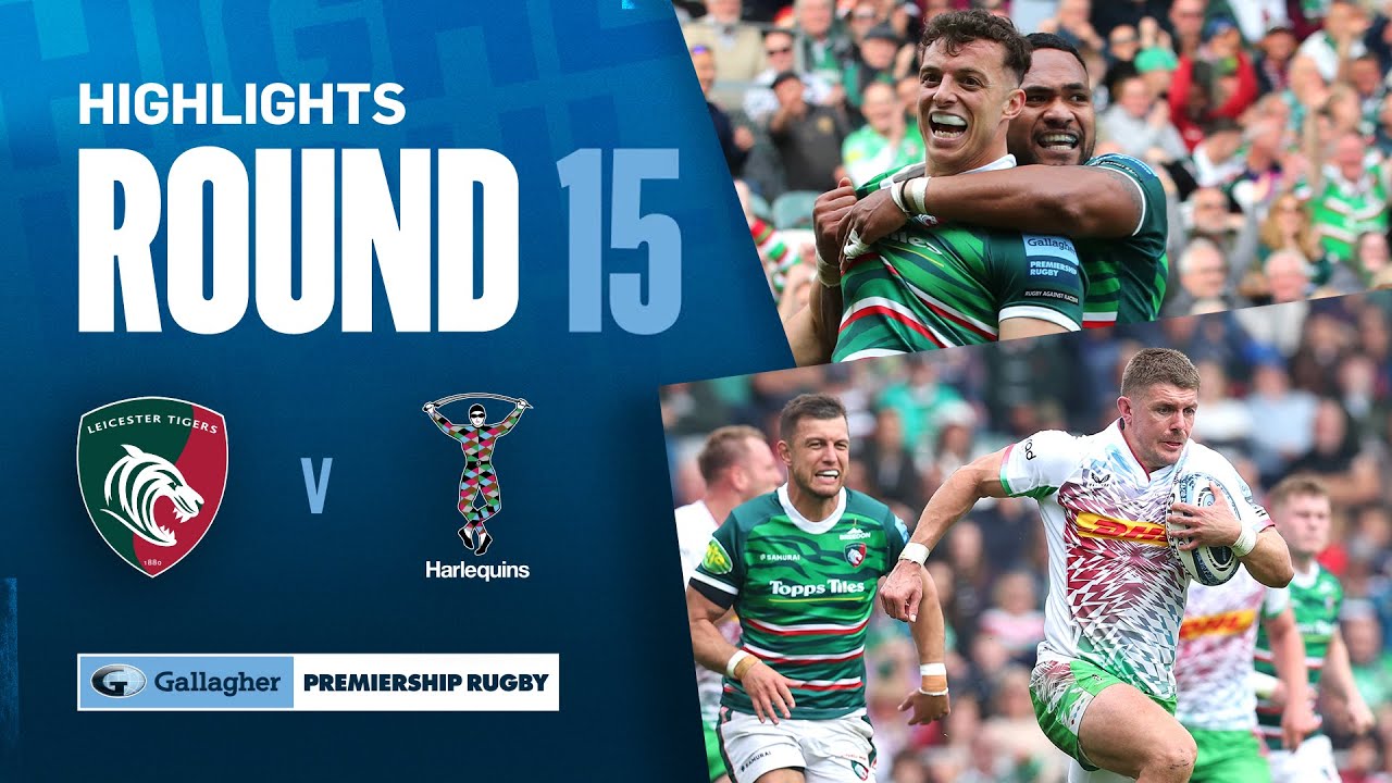 Leicester Tigers v Harlequins - HIGHLIGHTS | Dominant One Sided Win | Gallagher Premiership 2024/25