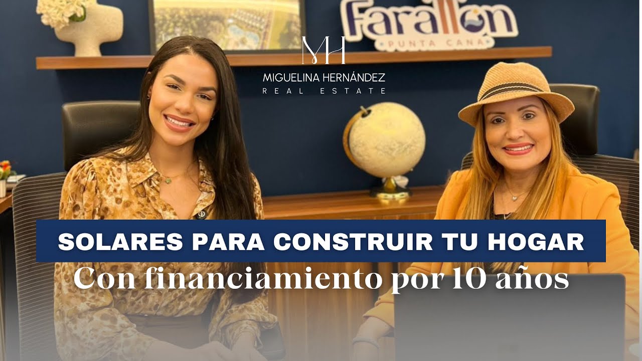 Solares disponibles en Punta Cana con financiamiento por 10 años