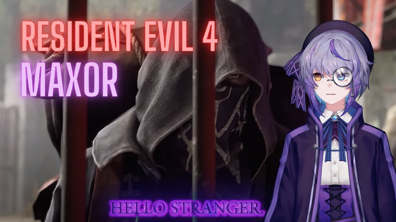 Учёный виртуальный ютубер реагирует на неверное изложение сюжета Resident Evil 4 от Max0r.
