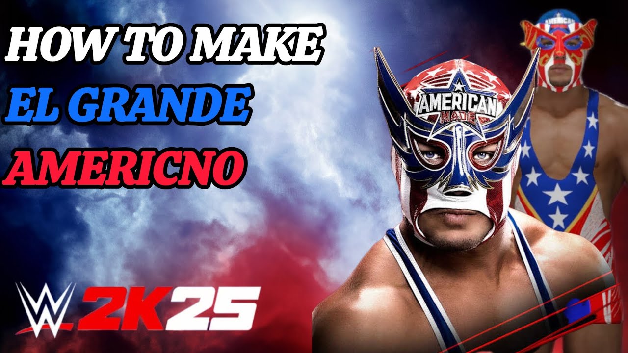 How to make el grande amricano | WWE 2K25 