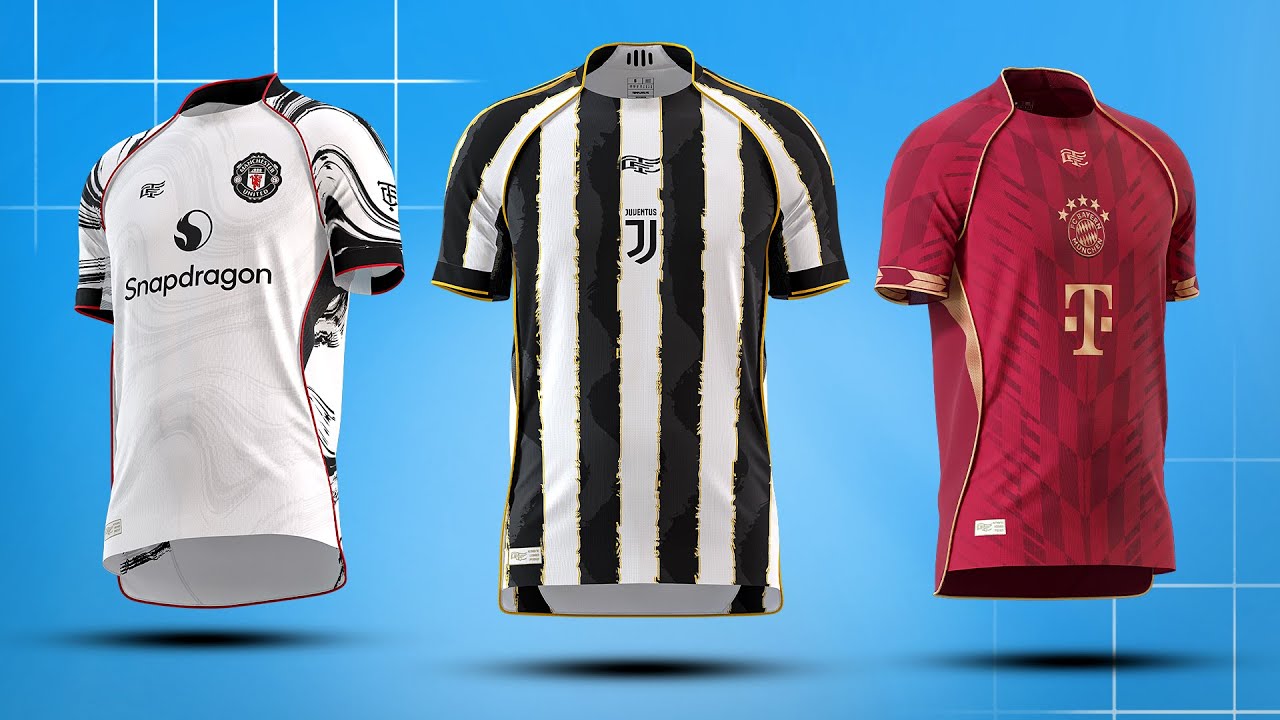Modern Piping Kit Tutorial | Juventus Concept Kit Tutorial | Photoshop 2025