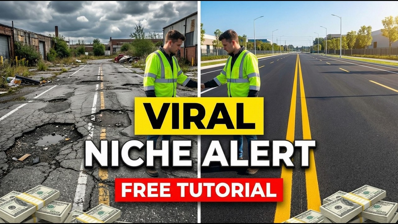 How to Make SATISFYING Road Restoration Videos Using AI (Get Millions of Views)