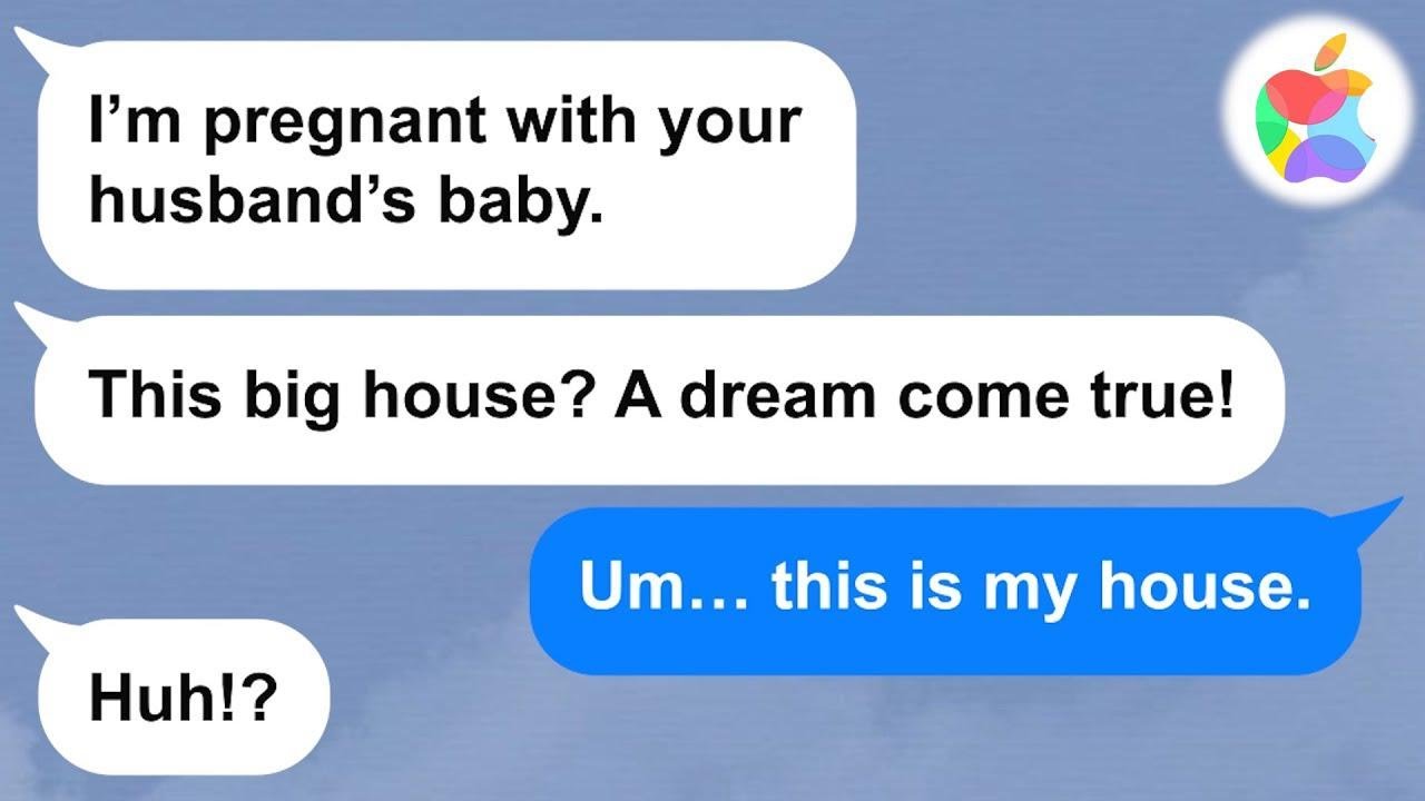 【Apple】She says she’s pregnant with my husband's baby but she has it all wrong! LOL!!!