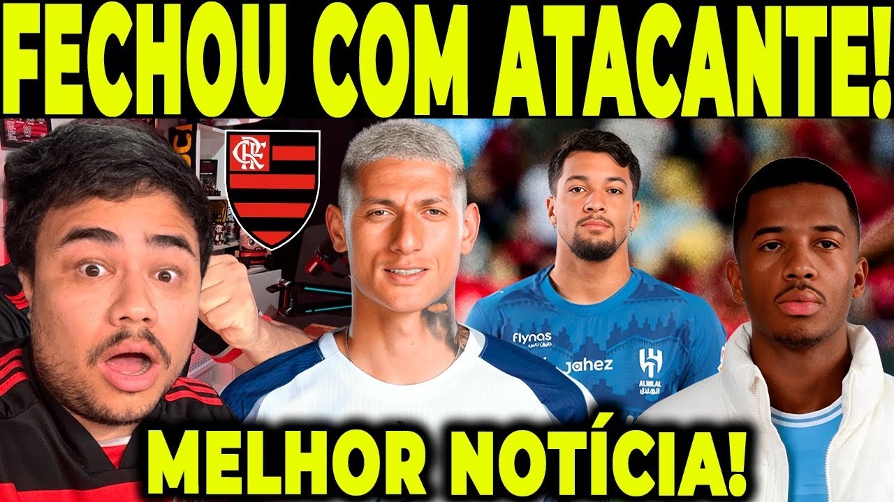 FLAMENGO RECEBE A MELHOR NOTÍCIA E, FECHA FINALMENTE COM ATACANTE!