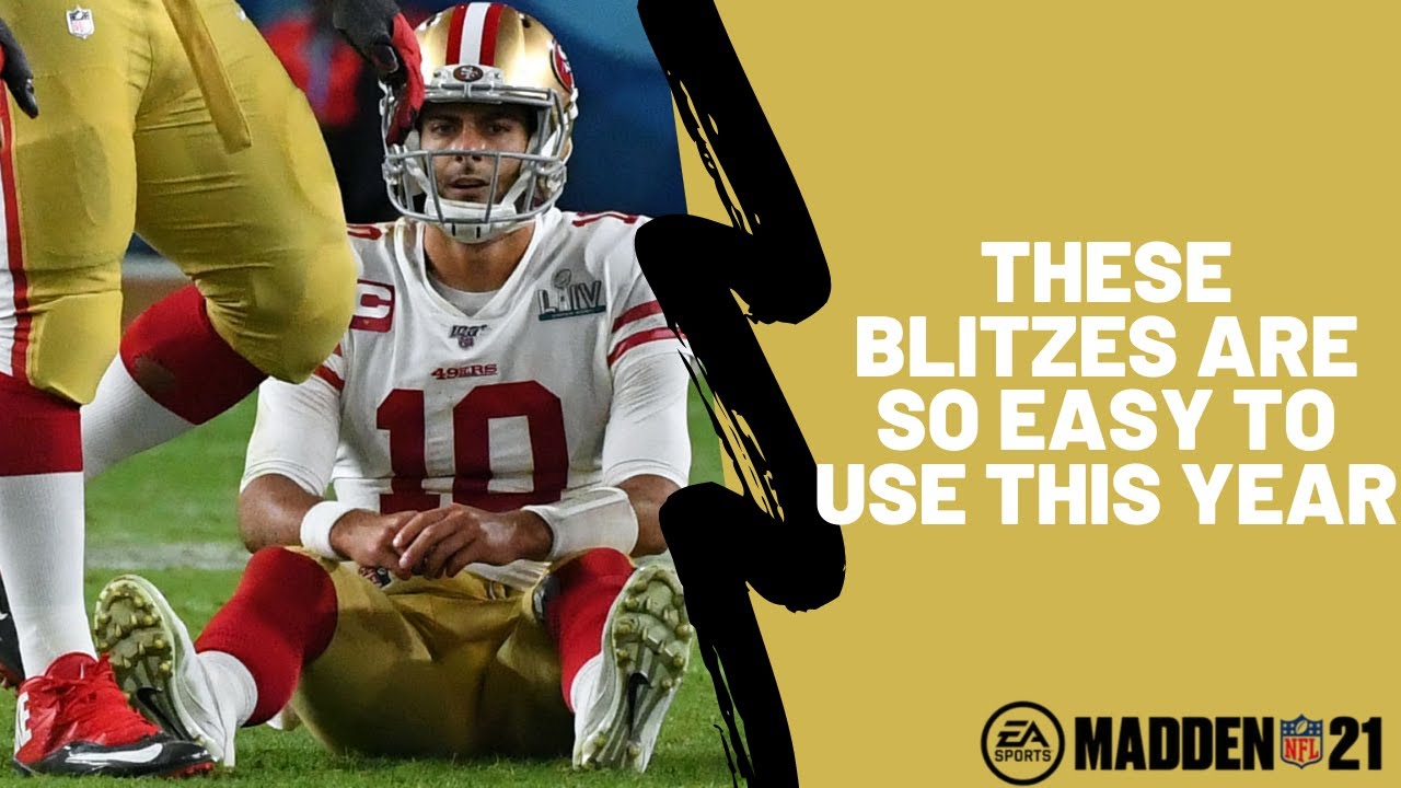 How to Blitz in Madden 21| A Simple 4-4 Pressure Scheme for the Redzone| Madden 21 Tips and Tricks|