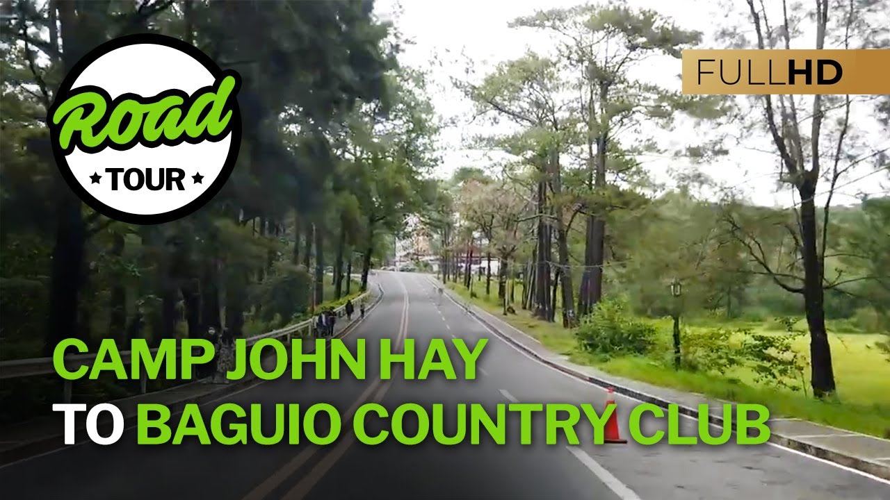 Inside Camp John Hay in Baguio City from Gate 1 to Gate 4 - Full Road Trip
