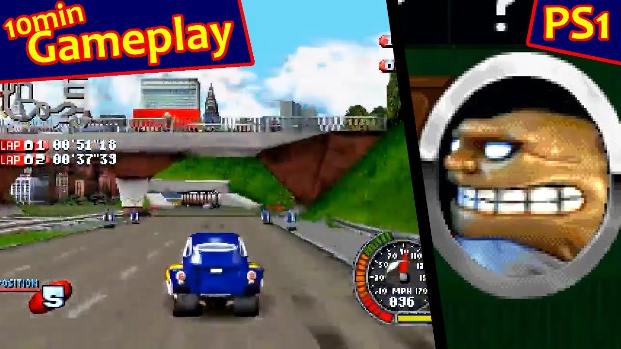 Wreckin Crew: Drive Dangerously ... (PS1) Gameplay