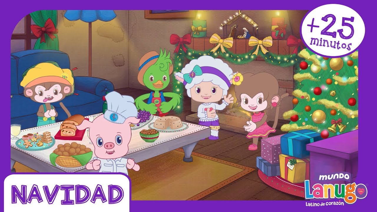 Popurri de Villancicos Navideños - Burrito Sabanero - Mundo Lanugo | Christmas Music in Spanish