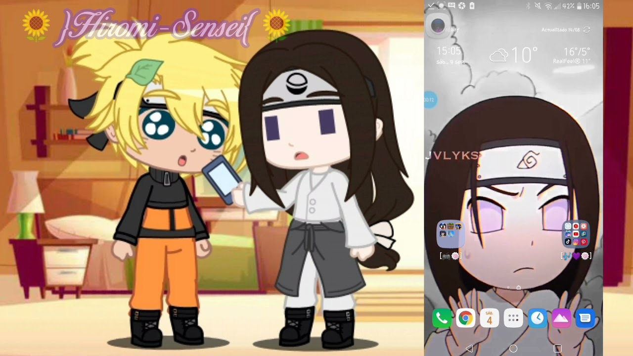°[]🔥[]Naruto y Neji Revisan El Celular De La Creadora[]🔥[]°
