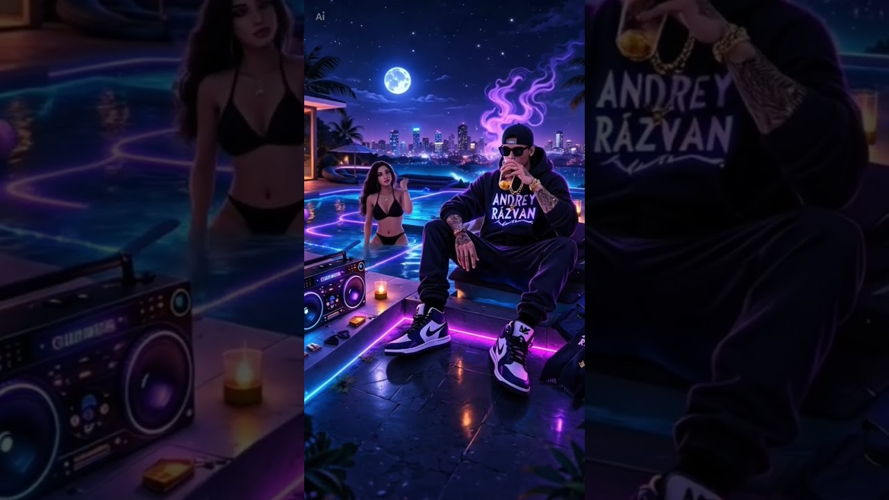 That Pool Aesthetic Though 😍 #hiphopbeats #nightvibes #shorts
