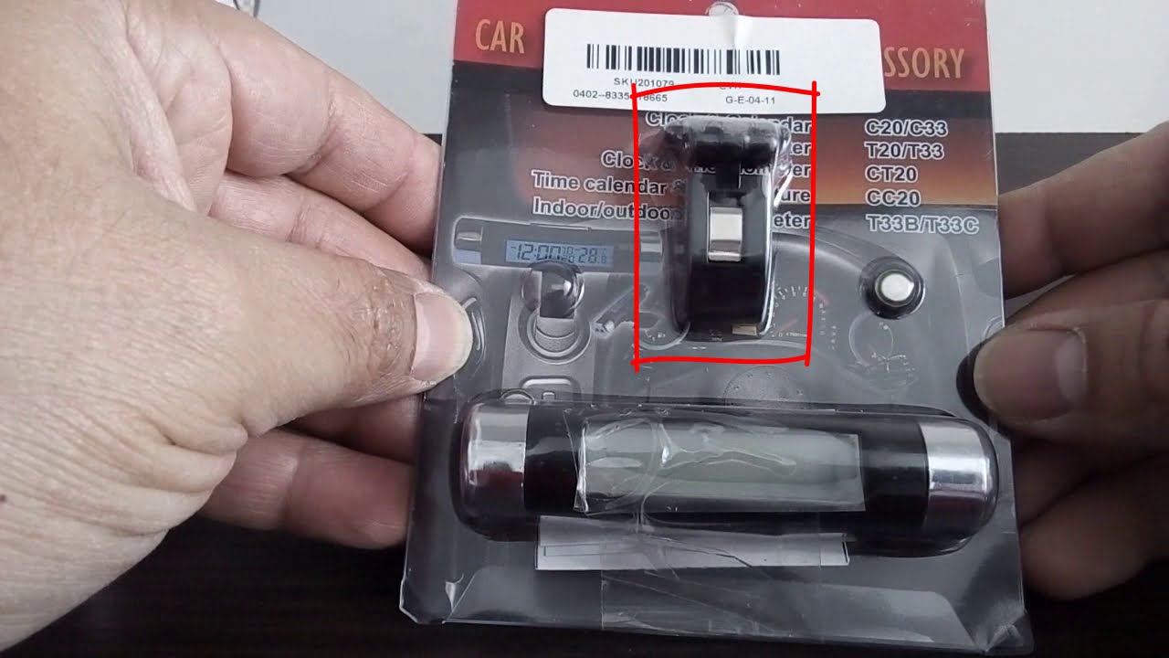 Artículos comprados en Banggood / Termómetro para auto y Dinamómetro